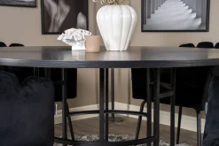 Furniture Fashion Spisegrupper-Copenhagen Spisegruppe med 4 Limhamn Spisestoler Svart