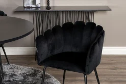 Furniture Fashion Spisegrupper-Copenhagen Spisegruppe med 4 Limhamn Spisestoler Svart