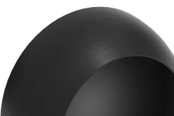Nordflamma Tillbehør Peiser|Peis Uten Pipe-Corbo Liten Vegghengt Rund Etanolkamin 60x23x60 cm i Stål Svart