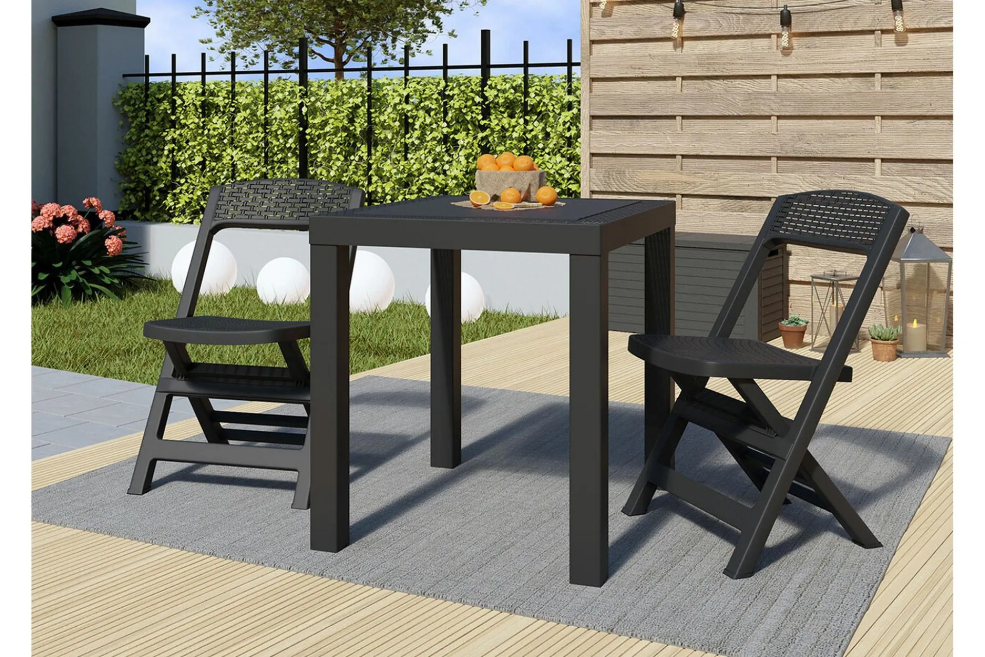 Veranda & Terrasse|Loungesett-Corpach Soffgrupp Anthracite Antracit
