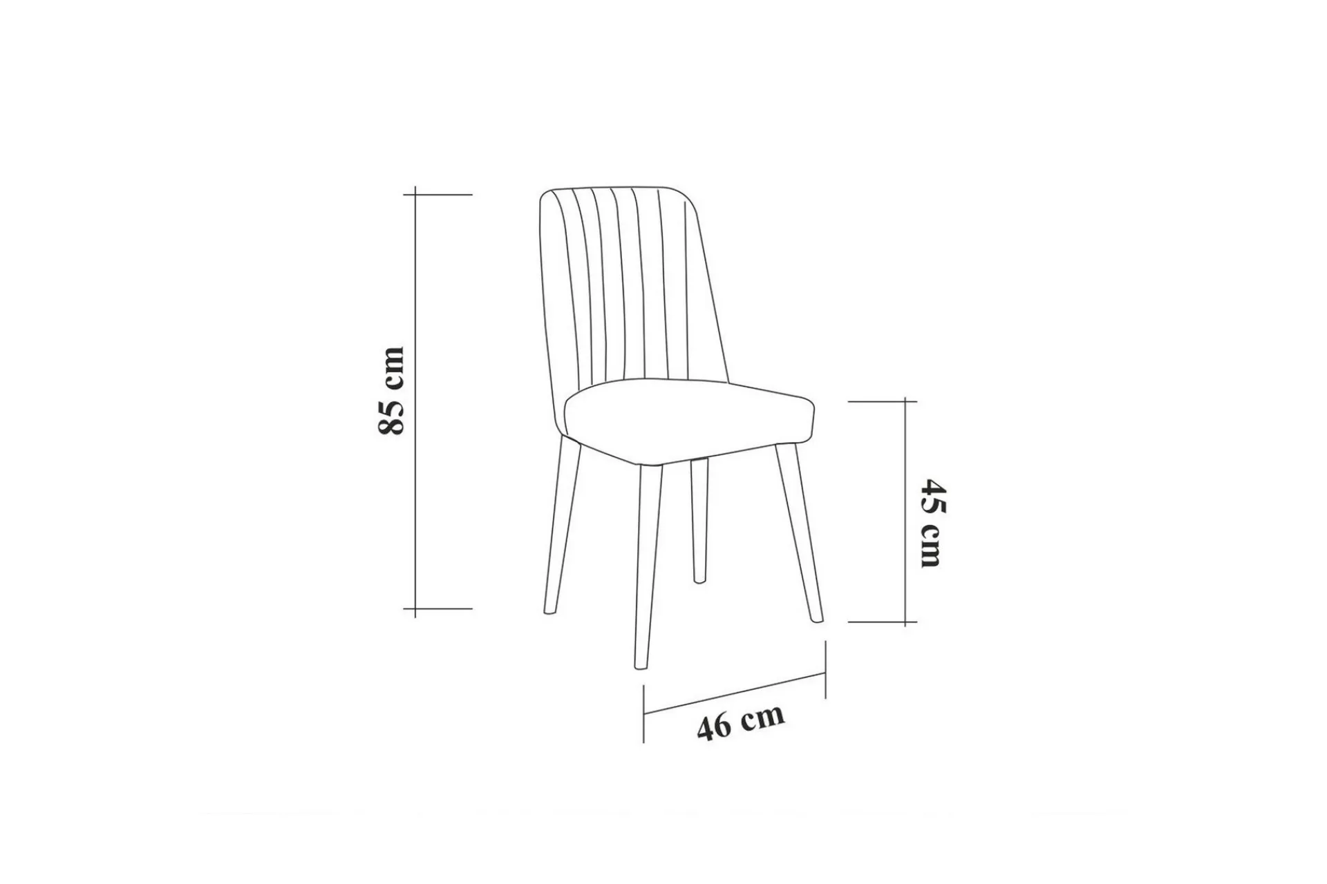 Spisestoler & Kjøkkenstoler-Corralez Stol 85 cm Tre/Natur,Grønn