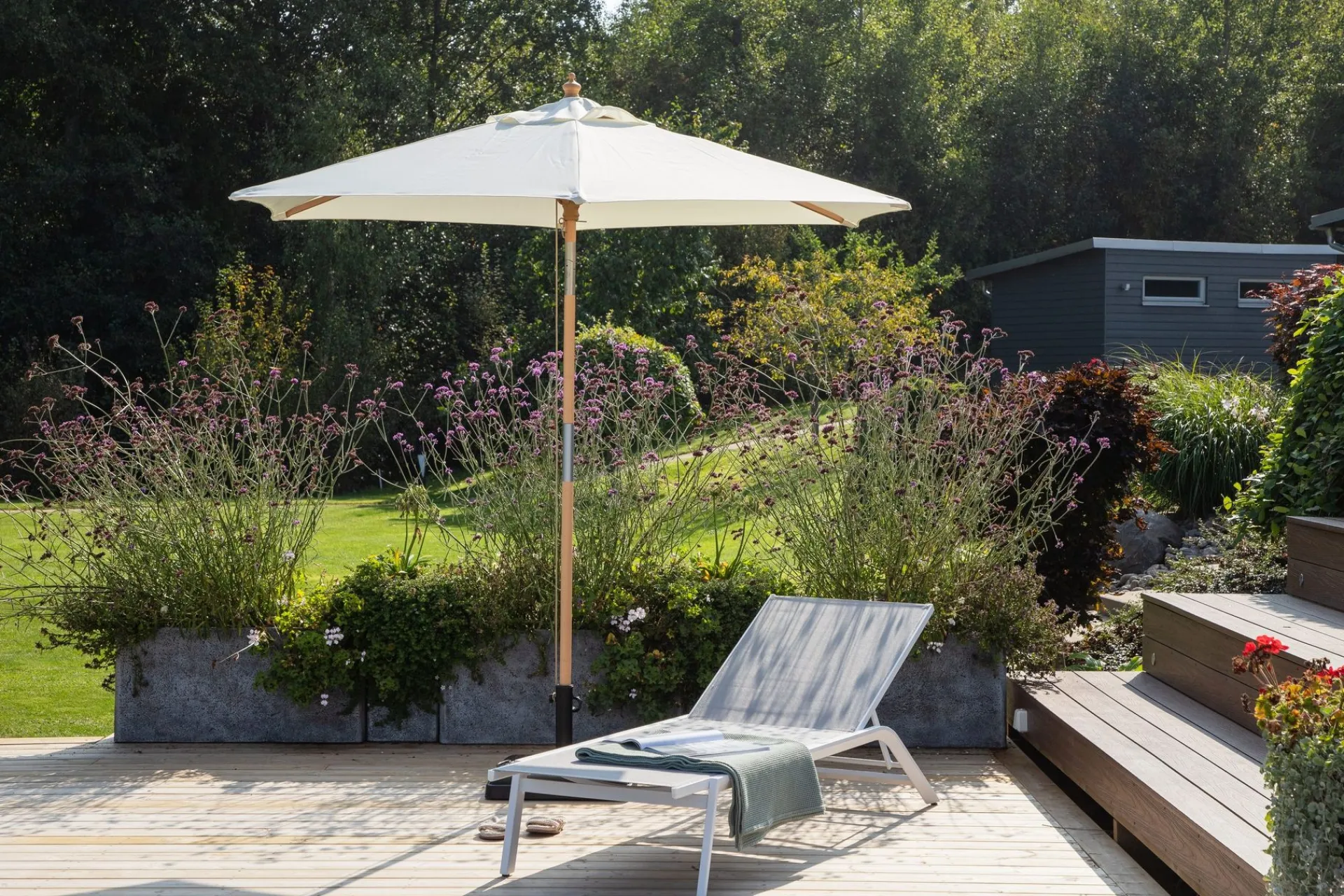 Venture Home Parasoller-Corypho Parasoll 250 cm Hvit