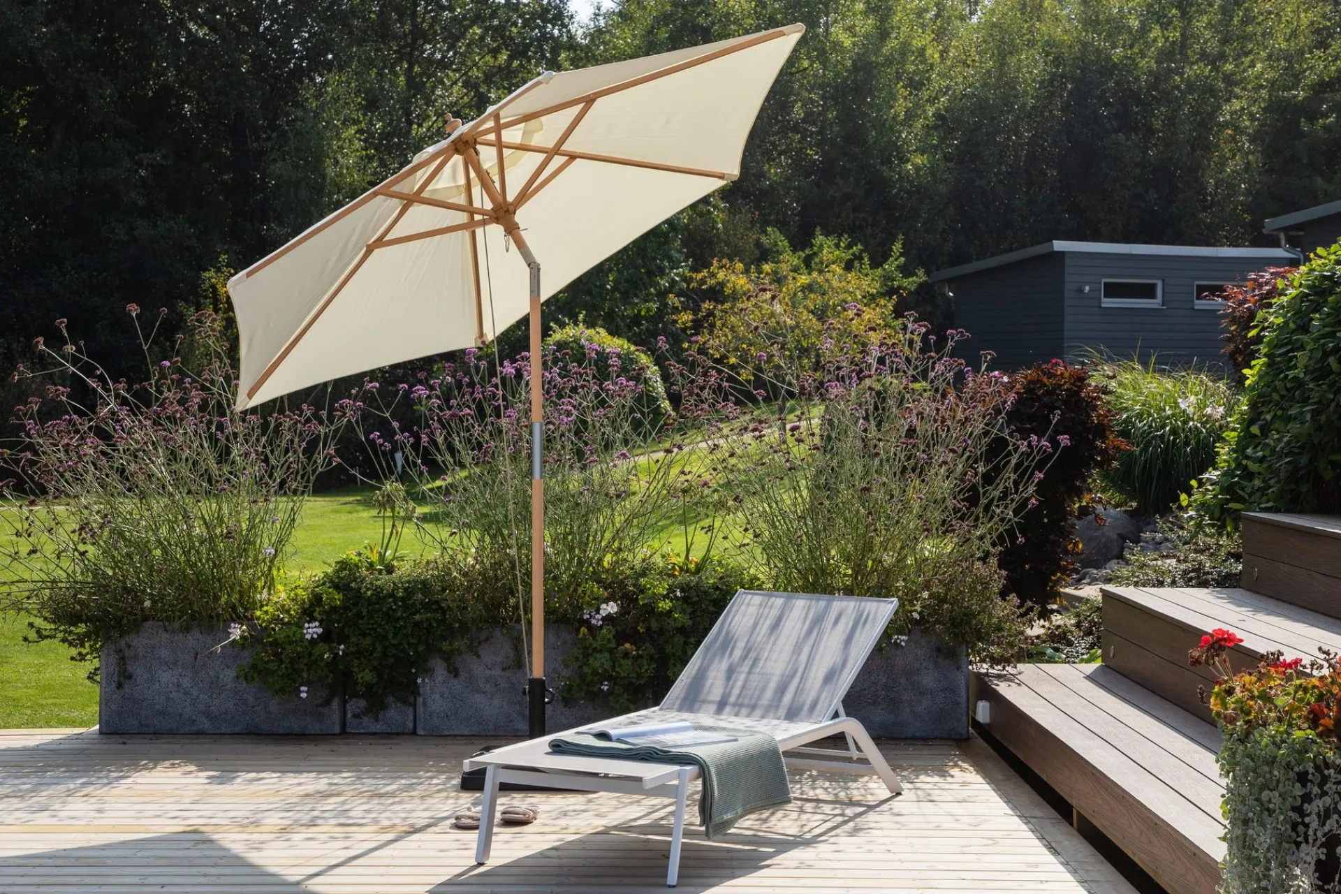 Venture Home Parasoller-Corypho Parasoll 250 cm Hvit