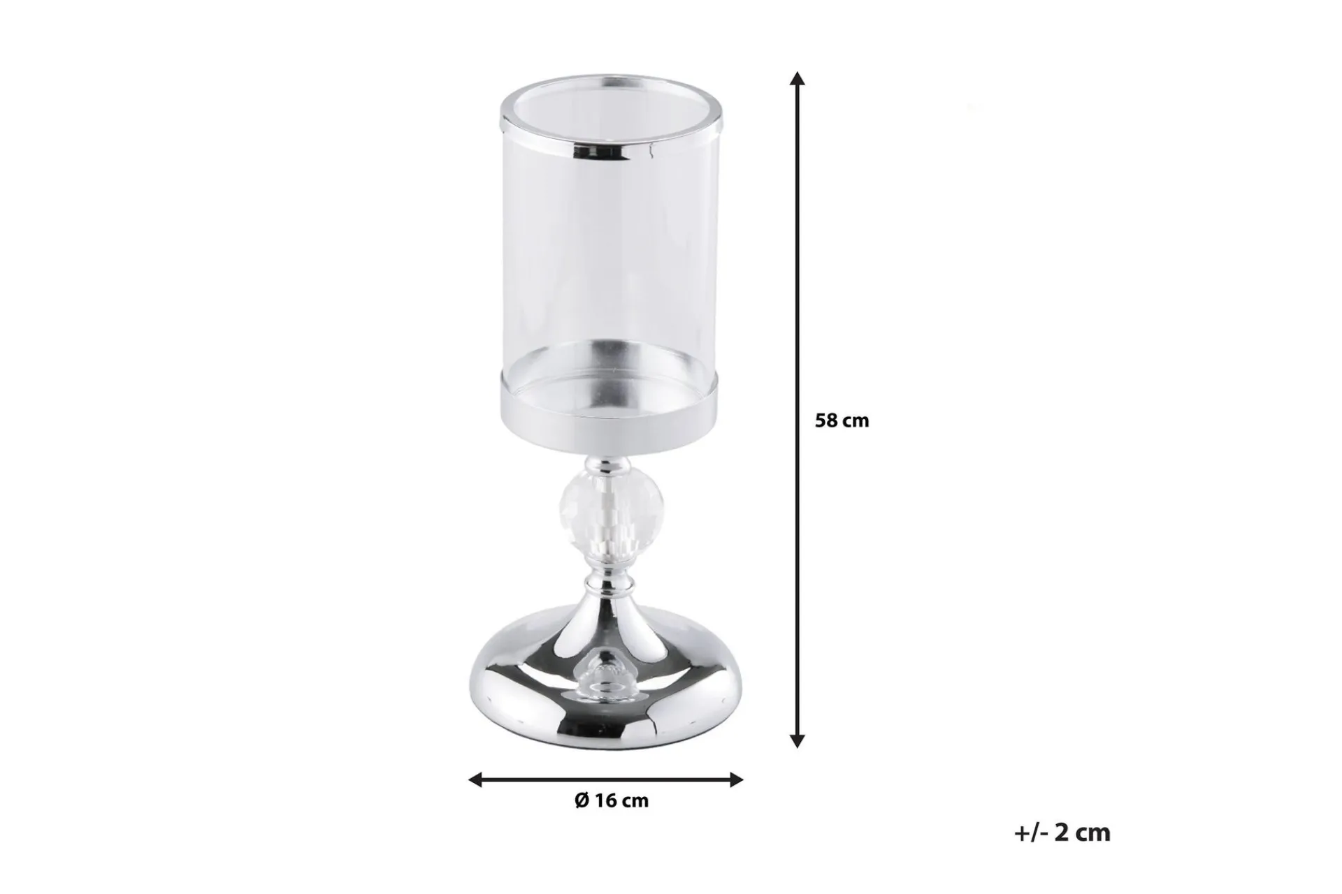 Skrivebordunderlag|Lysestaker Og Lykter-COTUI Lysestake 41 cm Silver 1