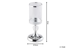 Skrivebordunderlag|Lysestaker Og Lykter-COTUI Lysestake 41 cm Silver 1
