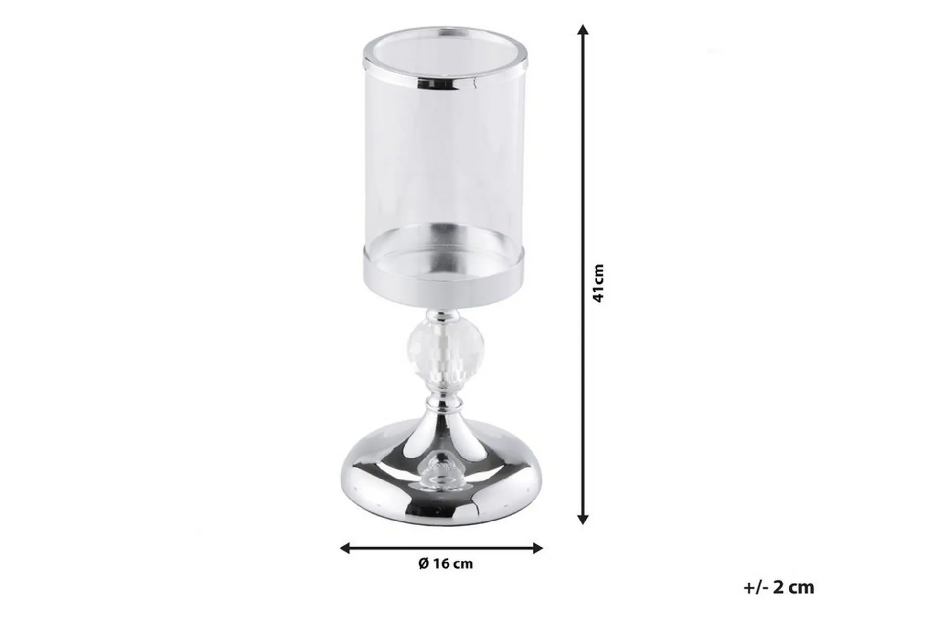 Skrivebordunderlag|Lysestaker Og Lykter-COTUI Lysestake 41 cm Silver 1