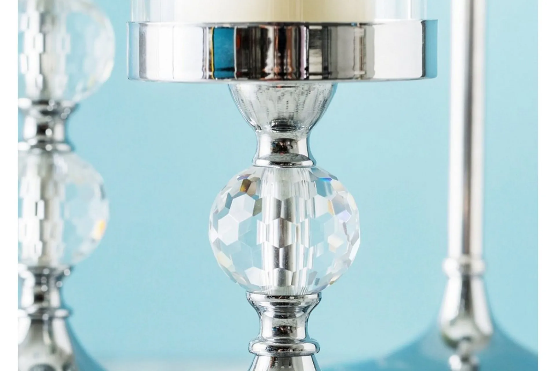 Skrivebordunderlag|Lysestaker Og Lykter-COTUI Lysestake 41 cm Silver 1