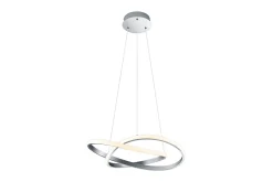 Trio Lighting Kjøkkenlampe|Taklampe-Course LED Pendellampe 60 Børstet Stål