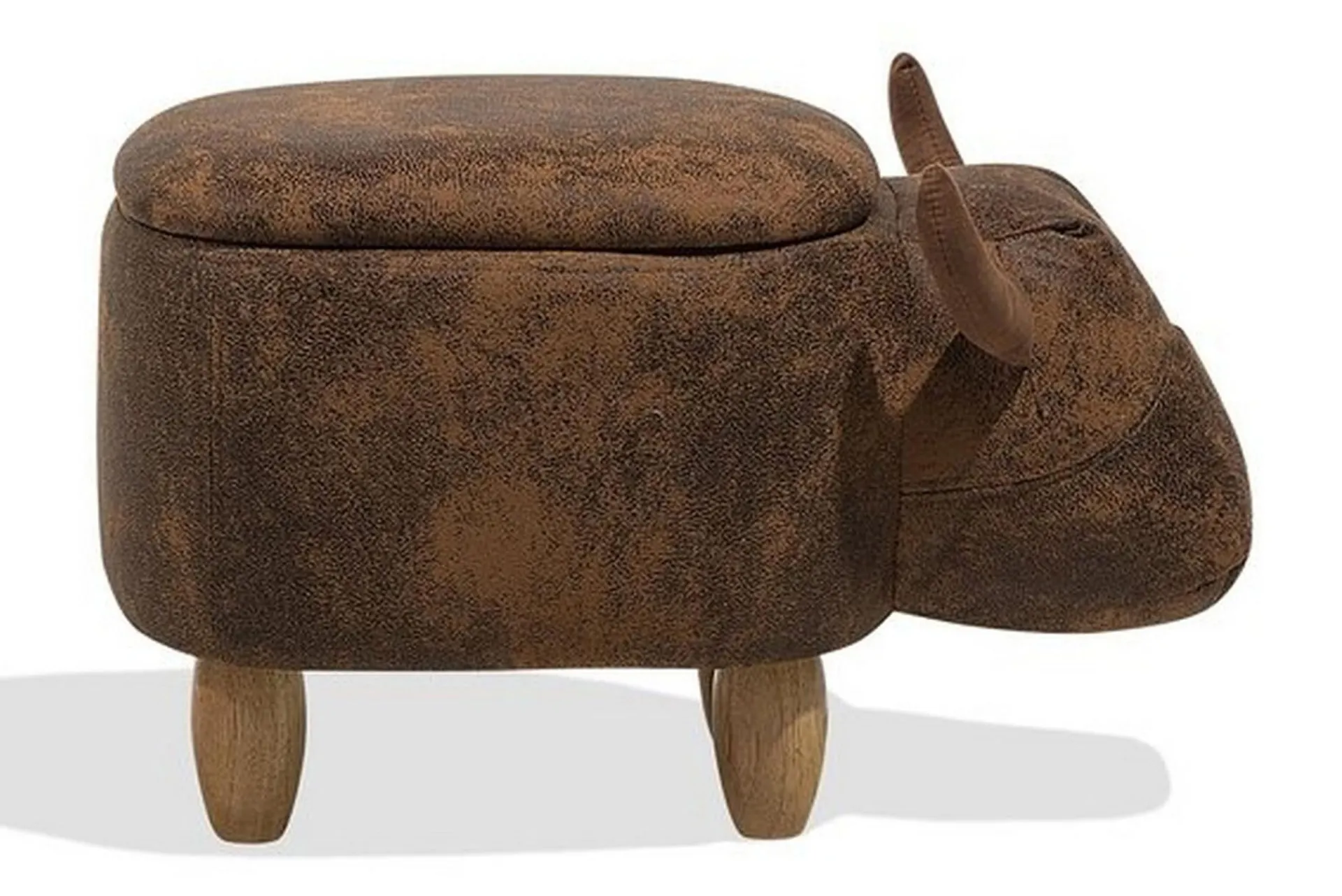 Sittemøbler Med Oppbevaring-Cow Puff 60 cm Brun