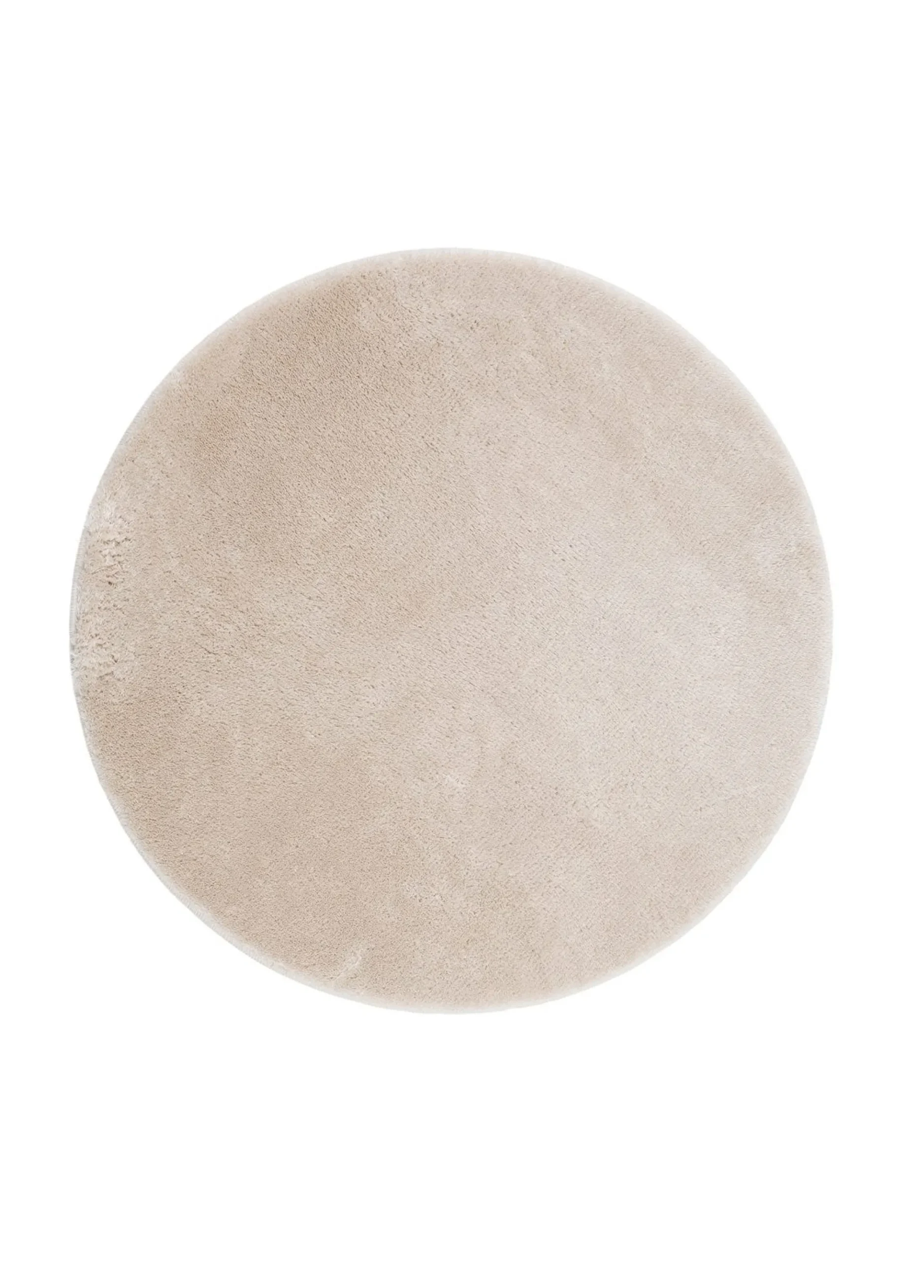 KM Home Moderne Tepper-Cozy Ryeteppe Rundt 200 cm Natur