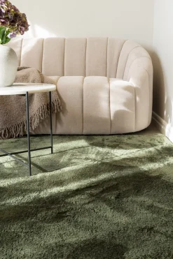 KM Home Moderne Tepper-Cozy Ryeteppe 200x290 cm Rektangulær Grønn
