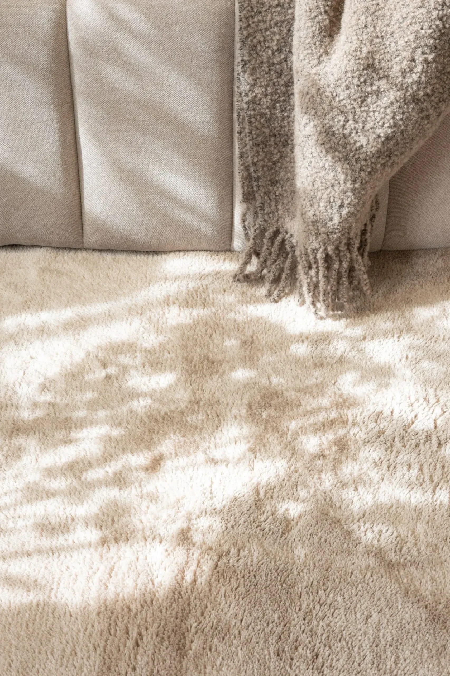 KM Home Moderne Tepper-Cozy Ryeteppe 200x290 cm Rektangulær Lin
