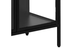 Vitrineskap|Skap-Crabtree Vitrineskap 180 cm Svart