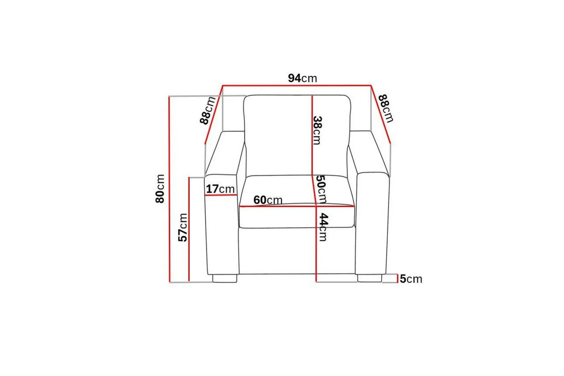 Basic Home Crazy Lenestol