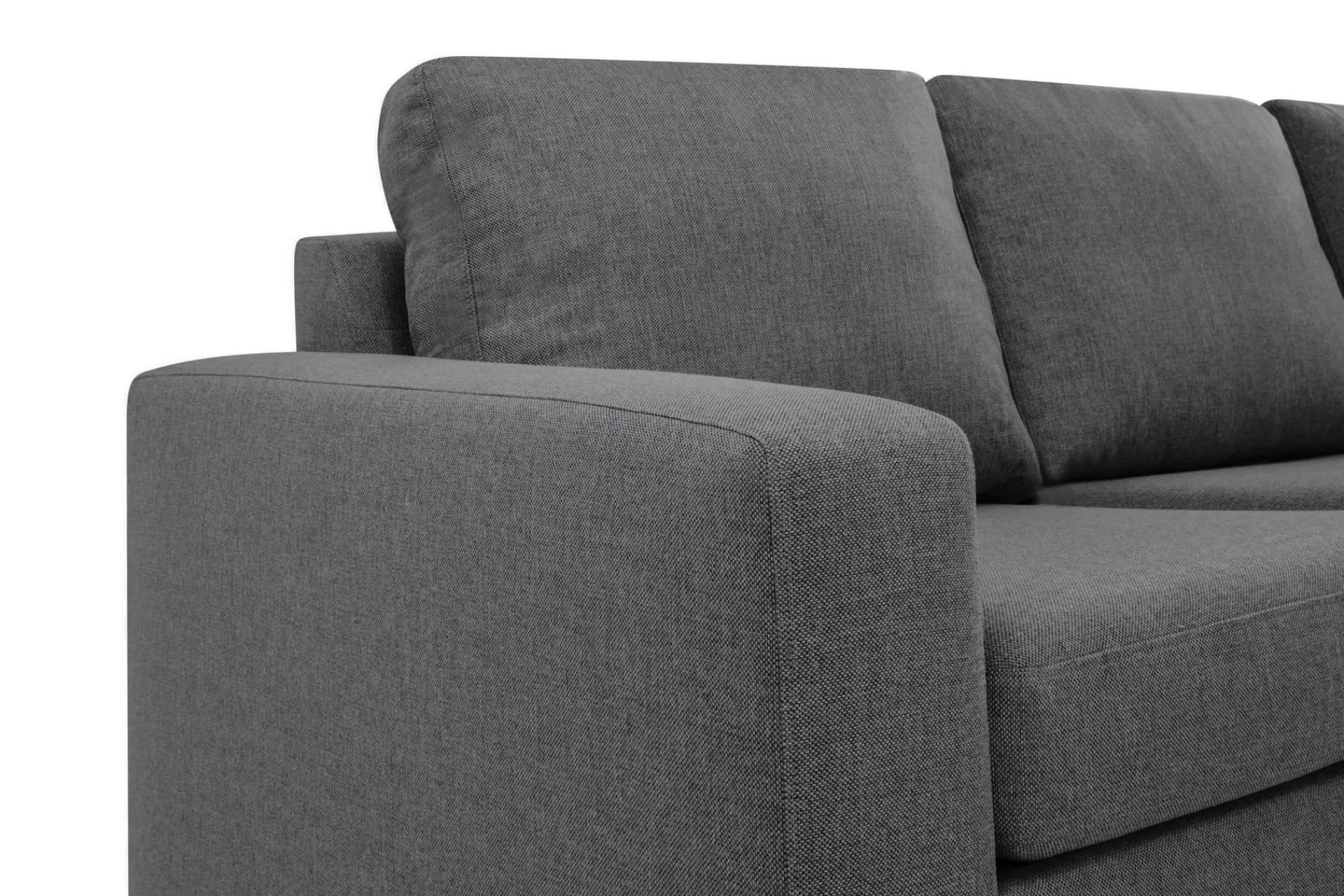 Basic Home Crazy Limited Edition 4-seters Høyrevendt L-formet Sjeselongsofa i Stoff