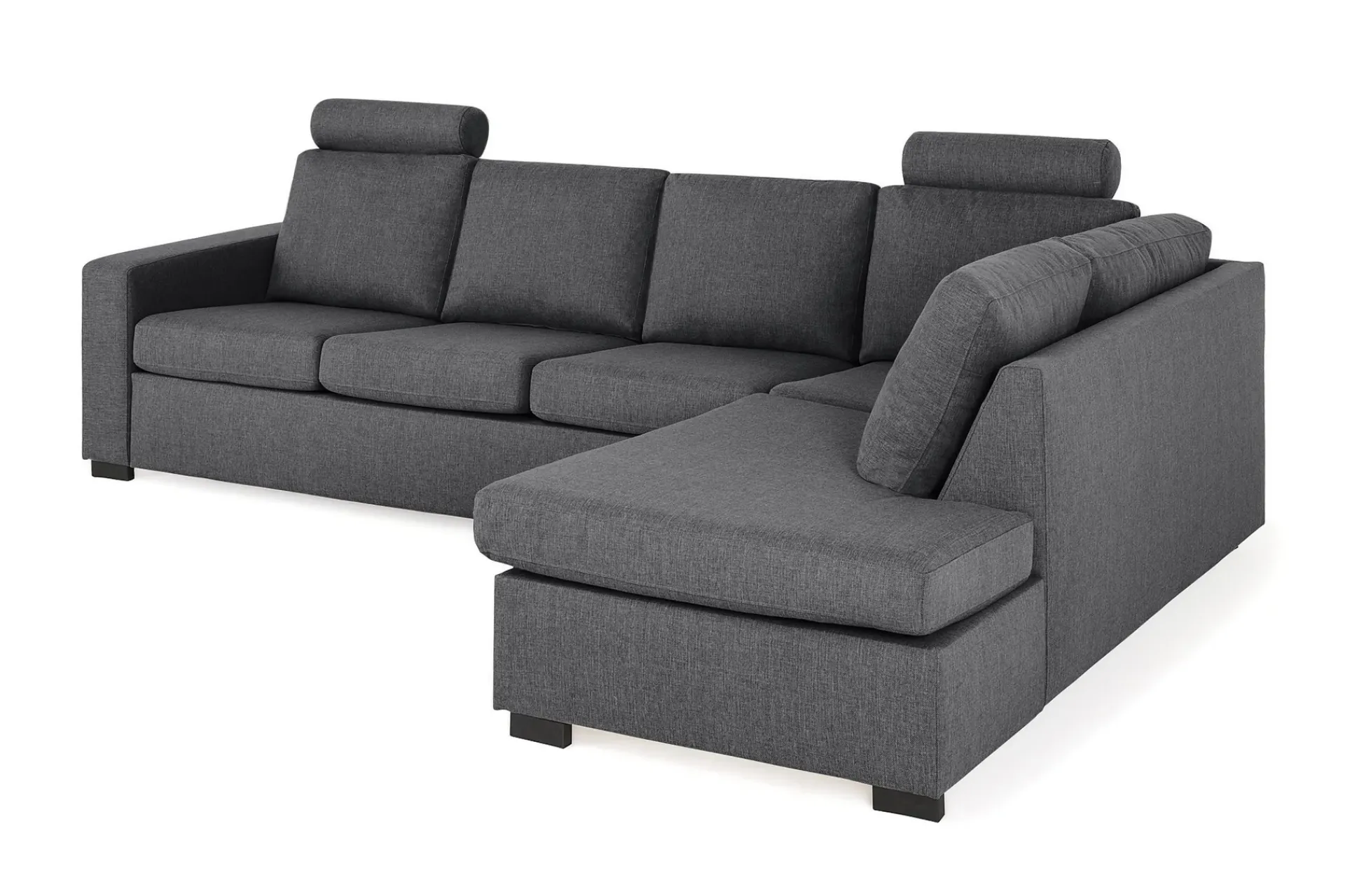 Basic Home Crazy Limited Edition 4-seters Høyrevendt L-formet Sjeselongsofa i Stoff