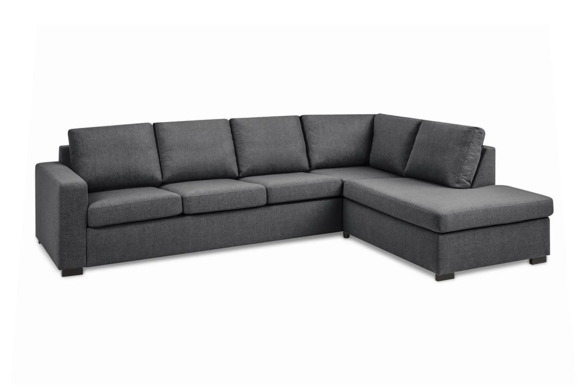 Basic Home Crazy Limited Edition 4-seters Høyrevendt L-formet Sjeselongsofa i Stoff