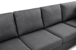 Basic Home Crazy Limited Edition 4-seters Høyrevendt L-formet Sjeselongsofa i Stoff