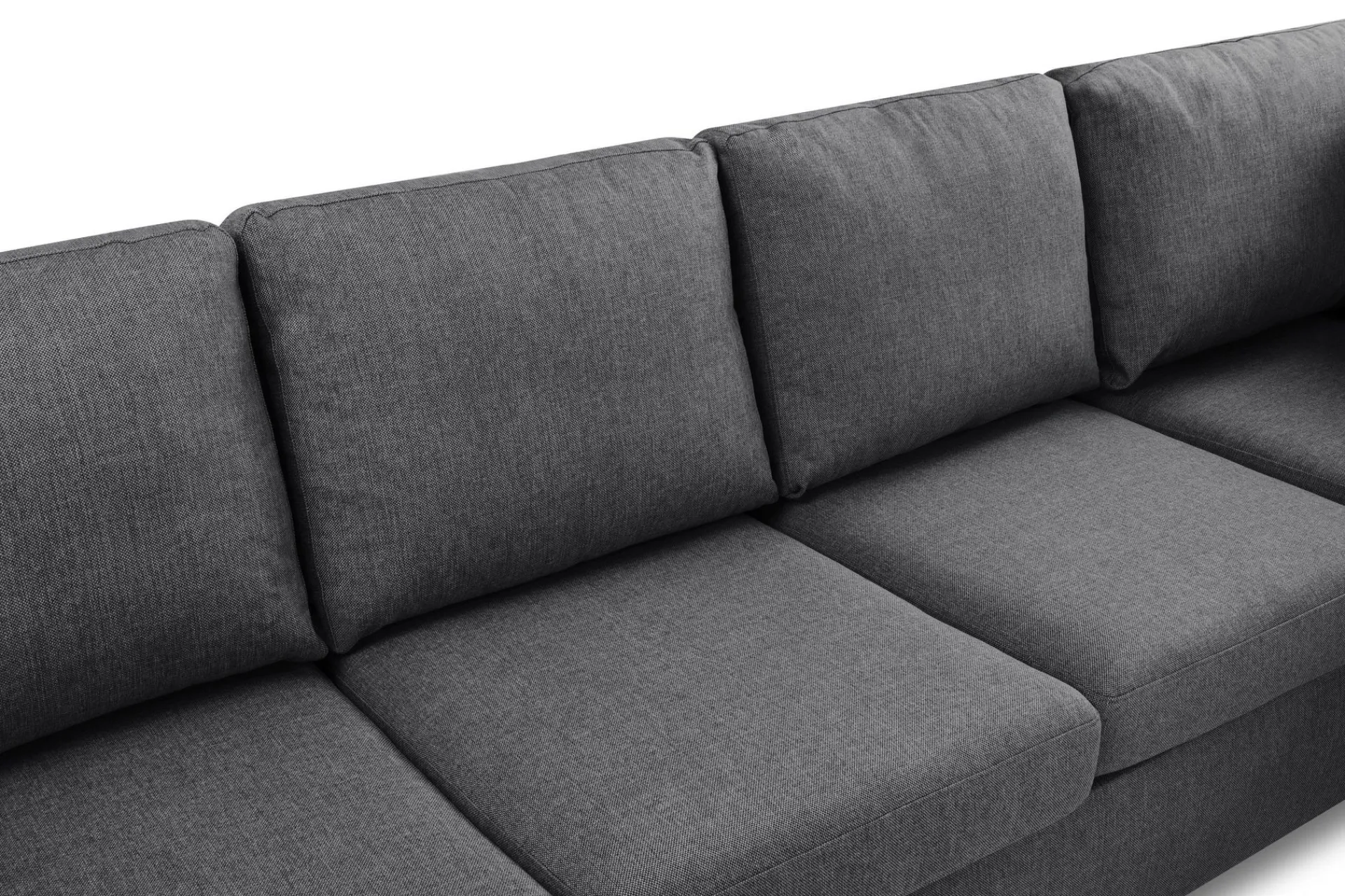 Basic Home Crazy Limited Edition 4-seters Høyrevendt L-formet Sjeselongsofa i Stoff