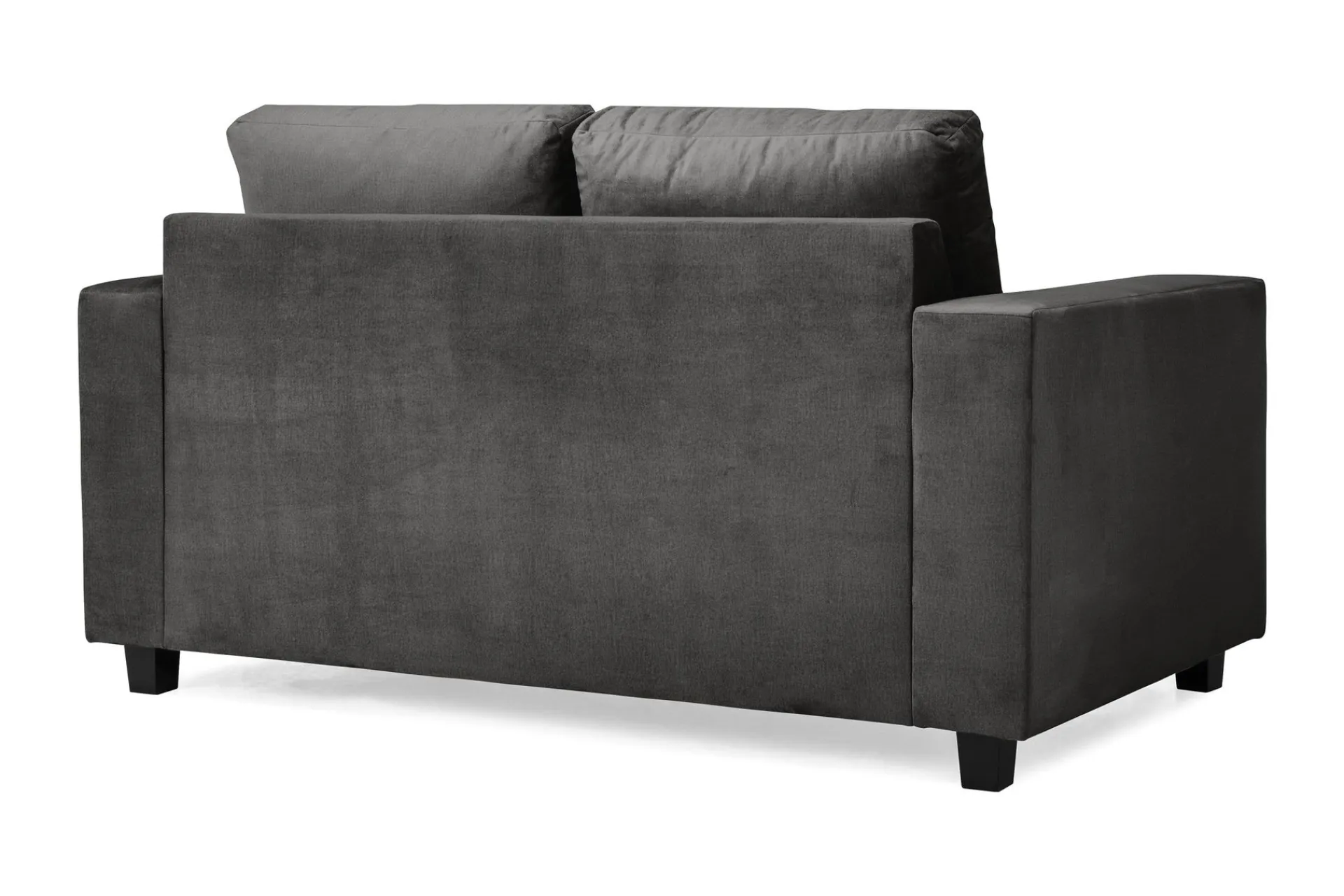 Basic Home 2 Seter Sofa-Crazy 2-seters Fløyelssofa Mørkegrå