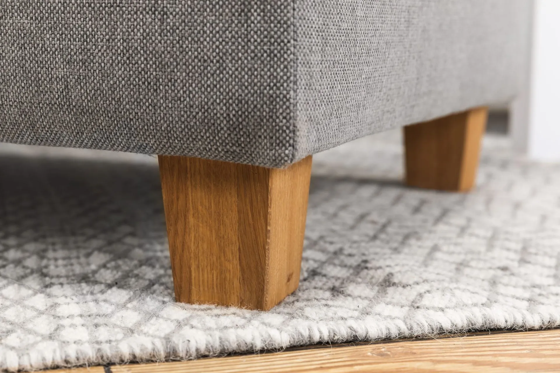 Basic Home Crazy 3-seters Høyrevendt L-formet Sjeselongsofa i Stoff