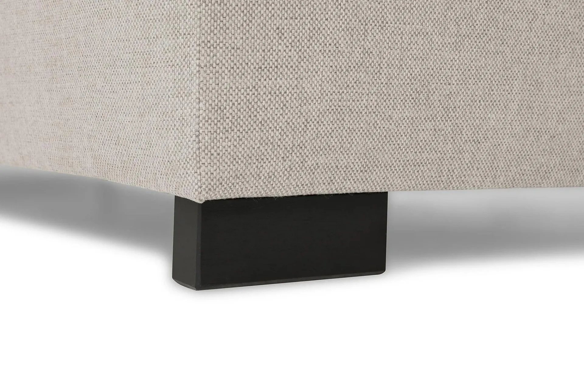 Basic Home U-Sofa-Crazy 6-seters Høyrevendt U-formet XX-Large Sofa med Divan og Sjeselong i Stoff Beige