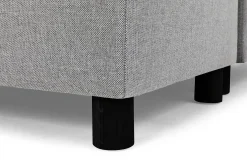 Basic Home Hjørnesofa-Crazy 7-seters Høyrevendt U-formet XX-Large Hjørnesofa med Divan i Stoff Grey