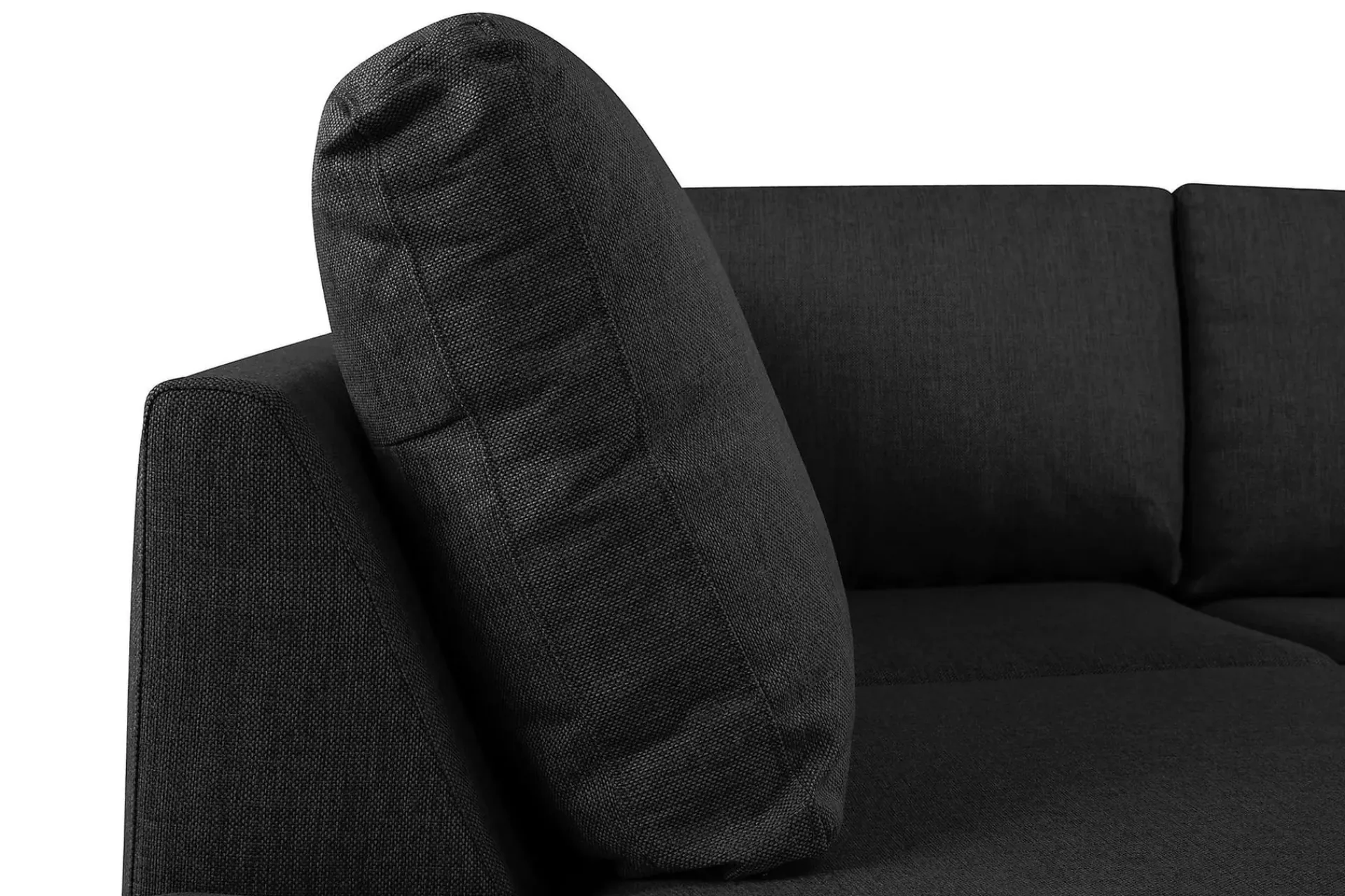 Basic Home Crazy 5-seters U-formet Sofa med Dobbel Sjeselong i Stoff