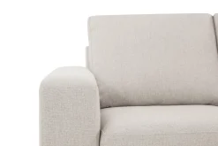 Basic Home Crazy 3-seters Vendbar L-formet Sjeselongsofa i Stoff