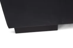 Basic Home Sofa Med Sjeselong-Crazy 4-seters Vendbar L-formet Sjeselongsofa i Kunstlær Svart