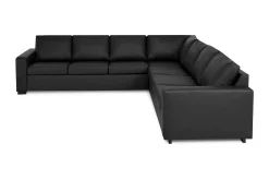 Basic Home Crazy 6-seters Vendbar L-formet X-Large Hjørnesofa i Kunstlær