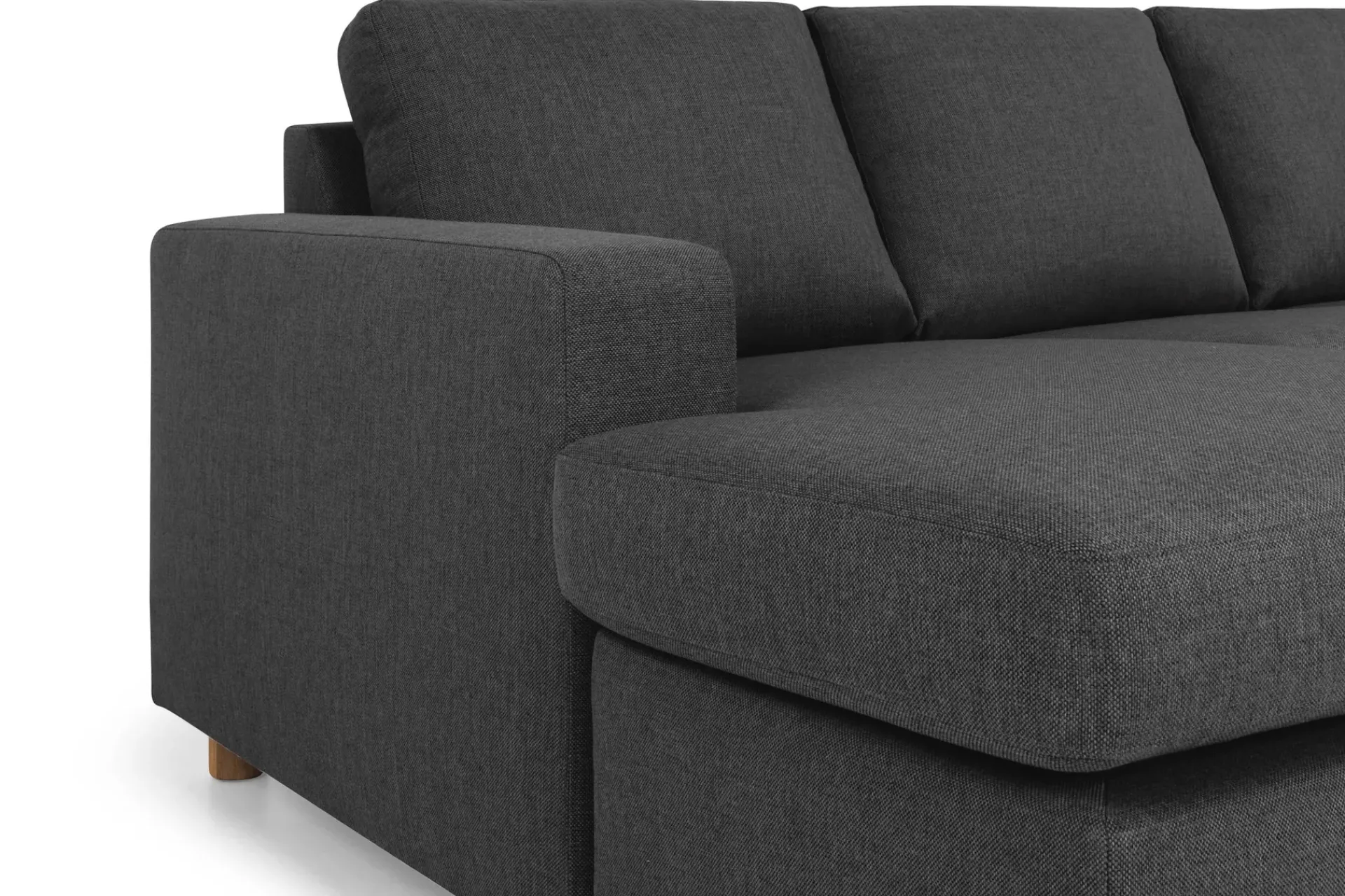 Basic Home Crazy 7-seters Vendbar U-formet XX-Large Hjørnesofa med Divan i Stoff