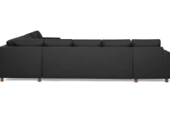 Basic Home Crazy 7-seters Vendbar U-formet XX-Large Hjørnesofa med Divan i Stoff