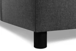 Basic Home Hjørnesofa-Crazy 7-seters Vendbar U-formet XX-Large Hjørnesofa med Divan i Stoff Grey
