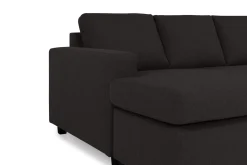 Basic Home Hjørnesofa-Crazy 7-seters Vendbar U-formet XX-Large Hjørnesofa med Divan i Stoff Grey
