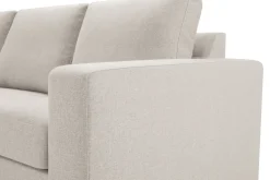 Basic Home 2 Seter Sofa|Sofa Med Sjeselong-Crazy 7-seters Vendbar U-formet XX-Large Hjørnesofa med Divan i Stoff Beige