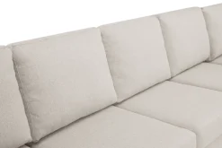 Basic Home 2 Seter Sofa|Sofa Med Sjeselong-Crazy 7-seters Vendbar U-formet XX-Large Hjørnesofa med Divan i Stoff Beige