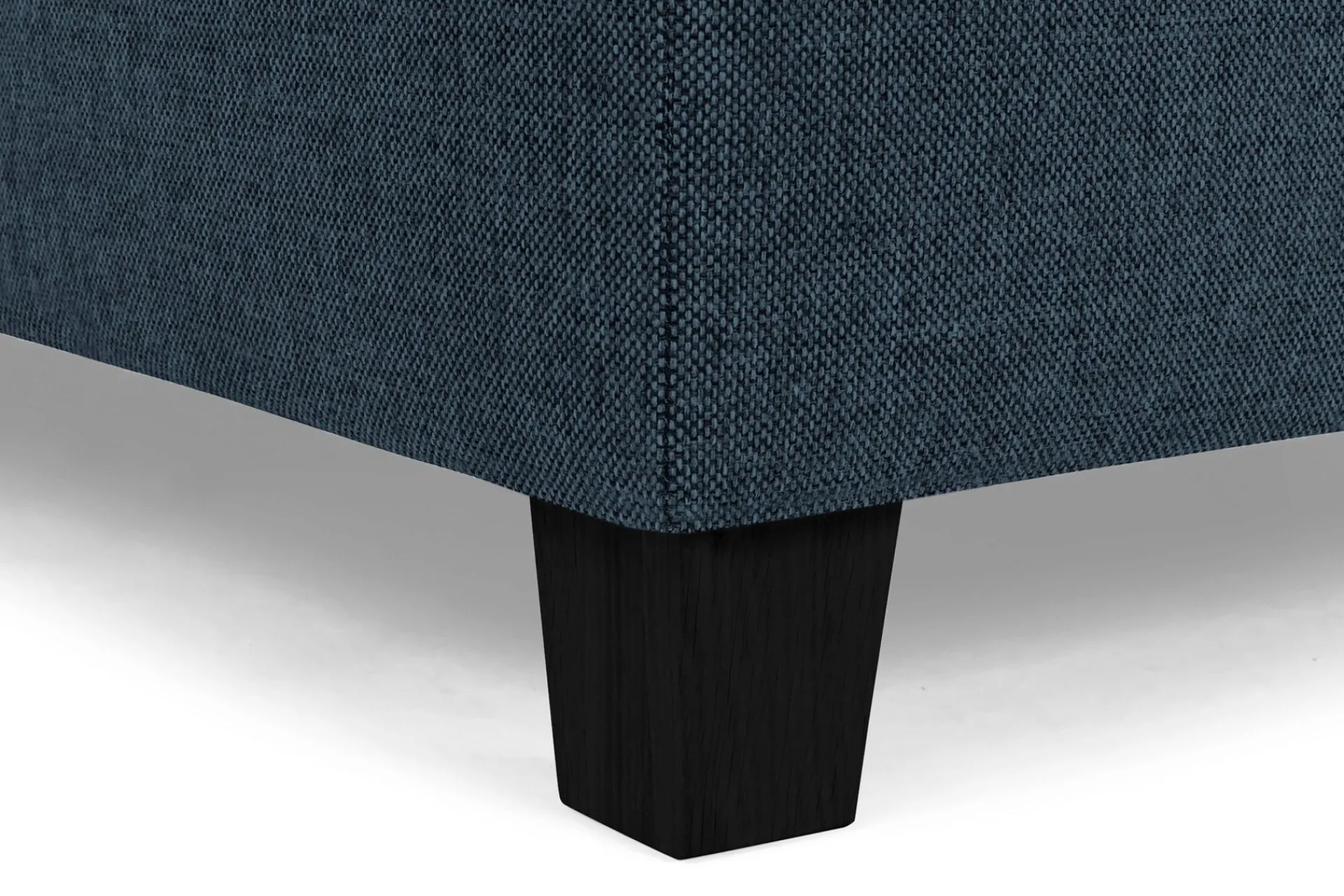 Basic Home Sofa Med Sjeselong-Crazy 3-seters Venstrevendt L-formet Sjeselongsofa i Stoff Blå