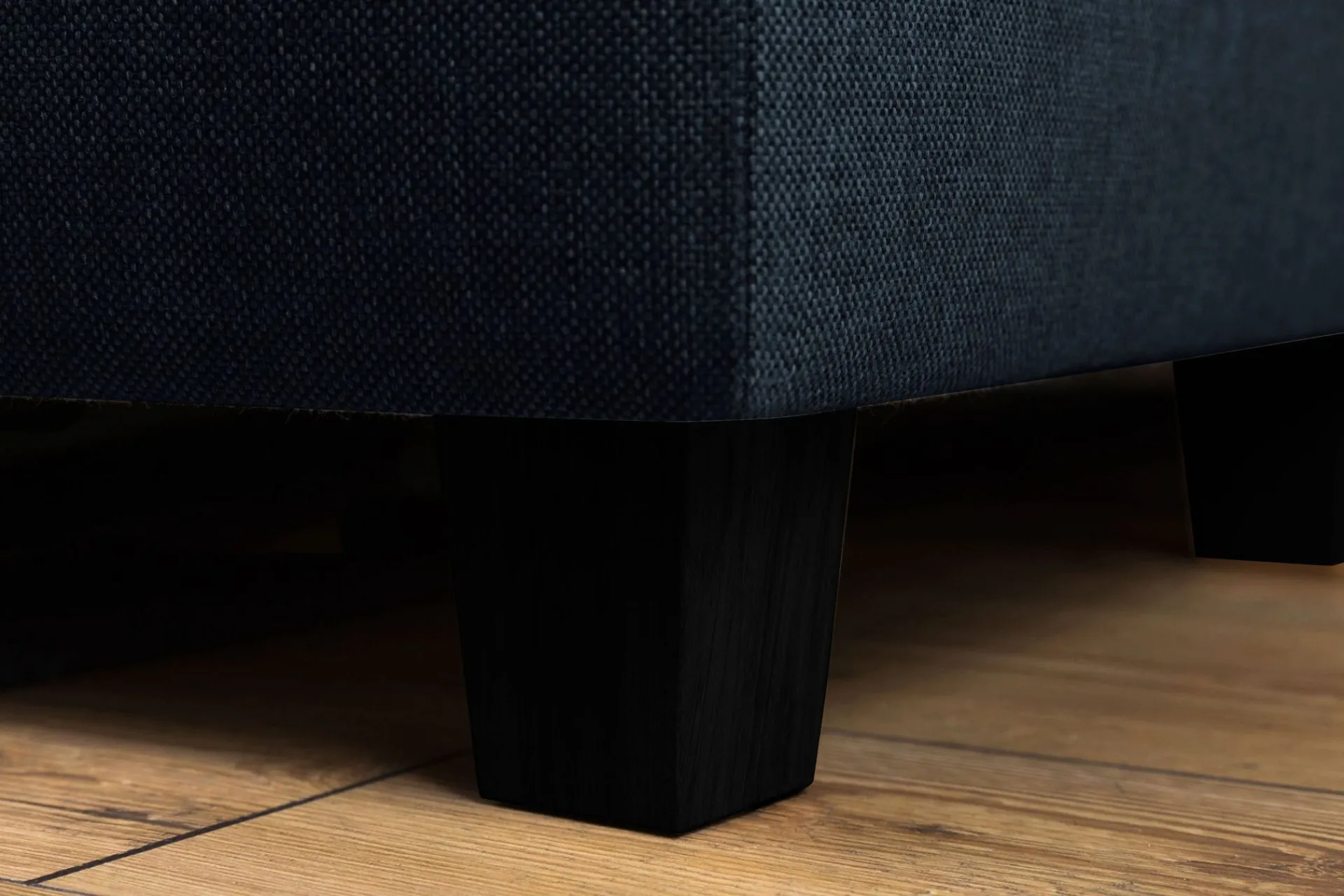 Basic Home Sofa Med Sjeselong-Crazy 3-seters Venstrevendt L-formet Sjeselongsofa i Stoff Blå