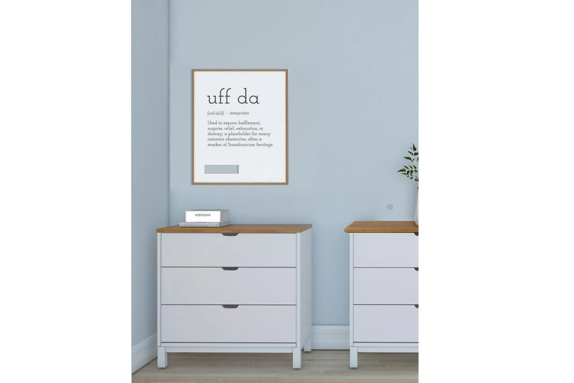 Kommode|Entrekommode-Crotone Kommode 76x39 cm 3 Skuffer Hvit