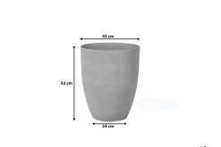 Kompost|Tilbehør Utendørs-Croton Krukke 43 cm Grey