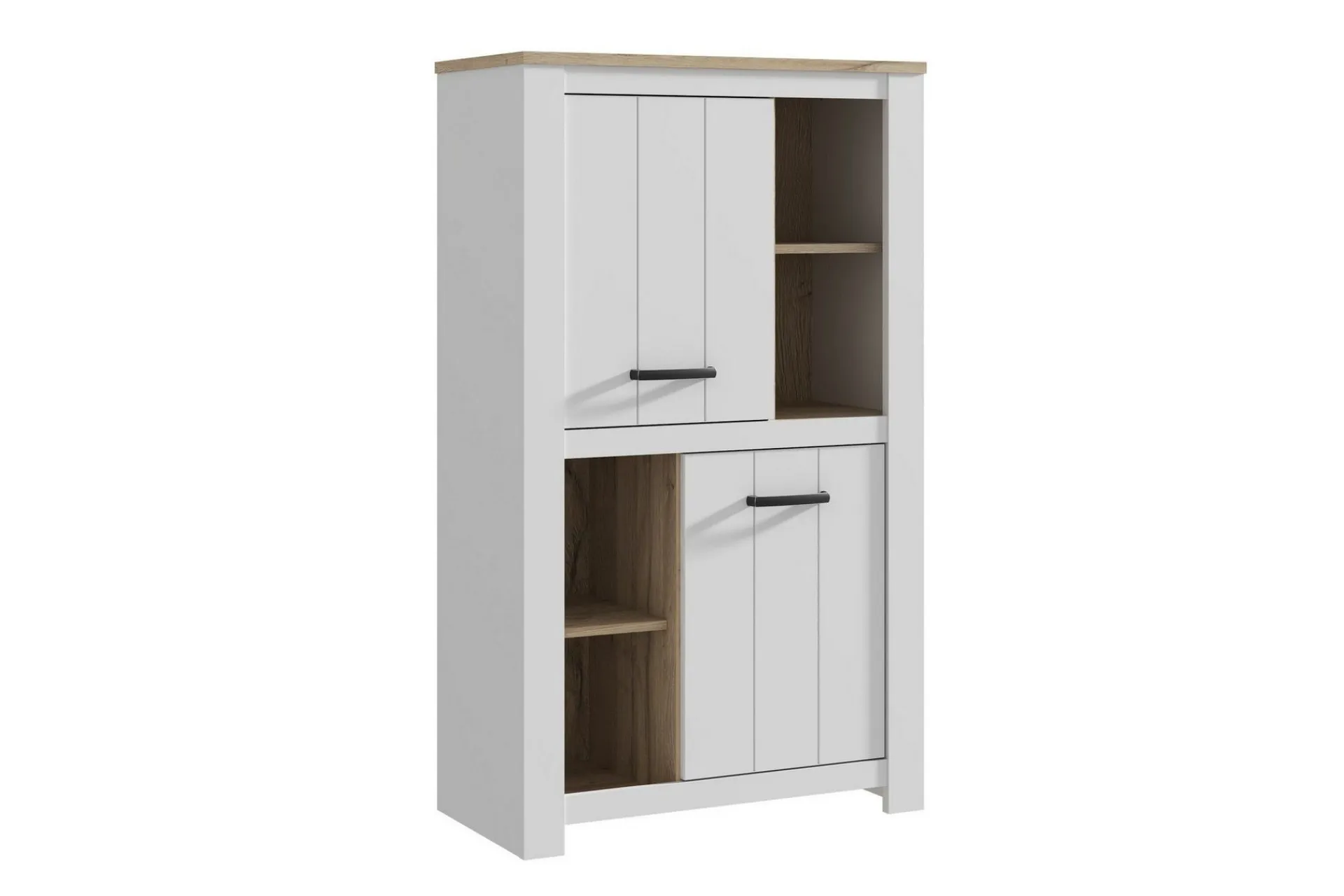 Sideboard & Skjenker-Crumpton Skjenk 87 cm Brun,Hvit