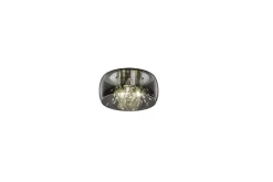 Trio Lighting Kjøkkenlampe|Vinduslampe-Crystel Taklampe 35 cm 3xE14 Krom/Krok glass