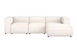 Andrarum Cubo 4-seters Vendbar L-formet Dyp Modulsofa med Divan i Stoff