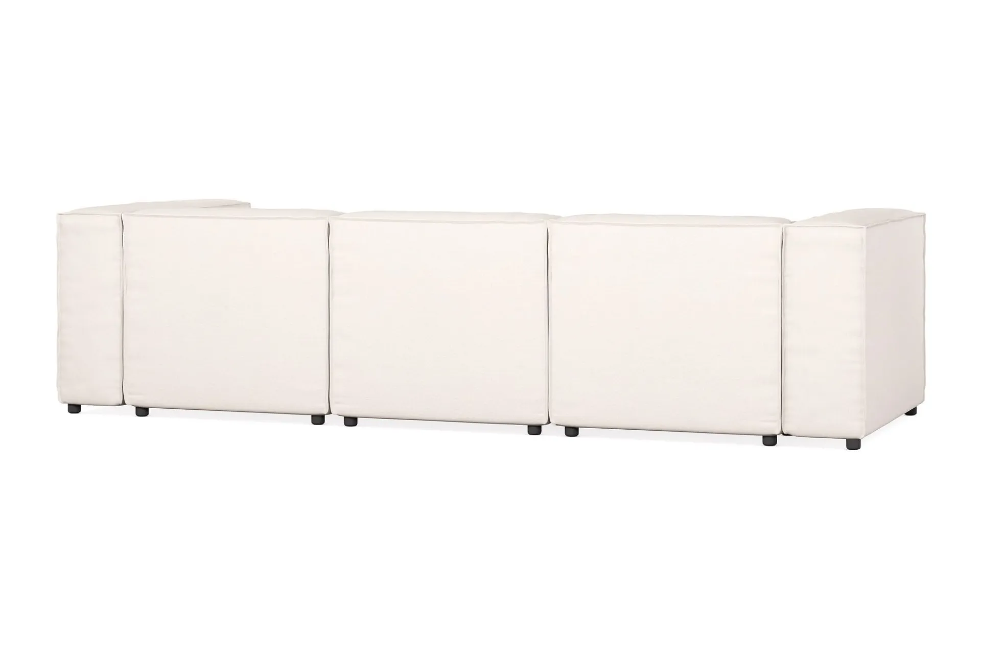 Andrarum Cubo 4-seters Vendbar L-formet Dyp Modulsofa med Divan i Stoff