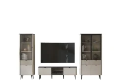 Møbelsett Til Stue-Cucina Møbelsett For Stue Beige/Grå