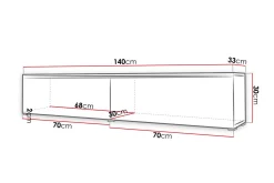 Concept 55 Cuguen Tv-skap 140 cm