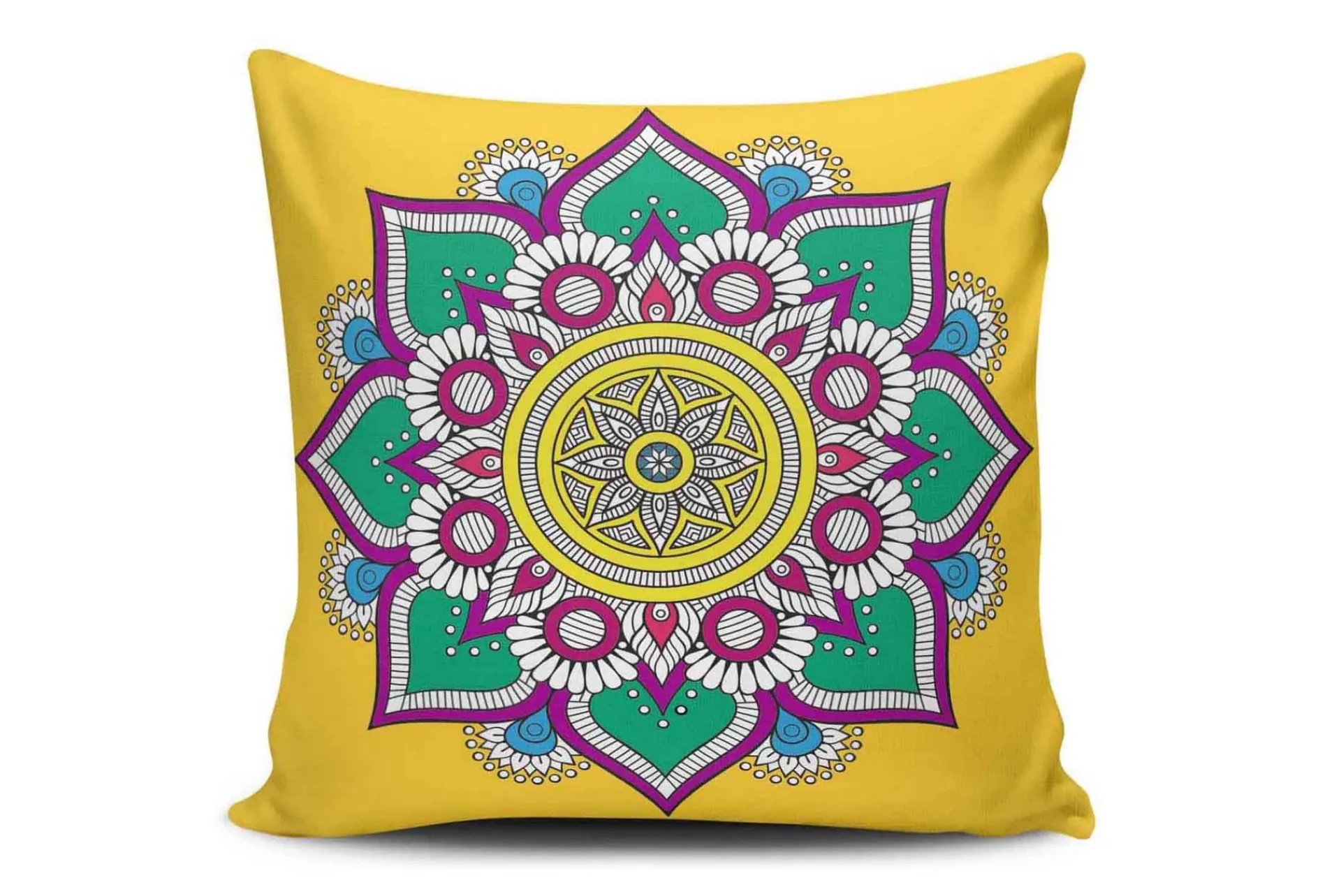 Pynteputer-Cushion Love Putetrekk 45x45 cm Flerfarget
