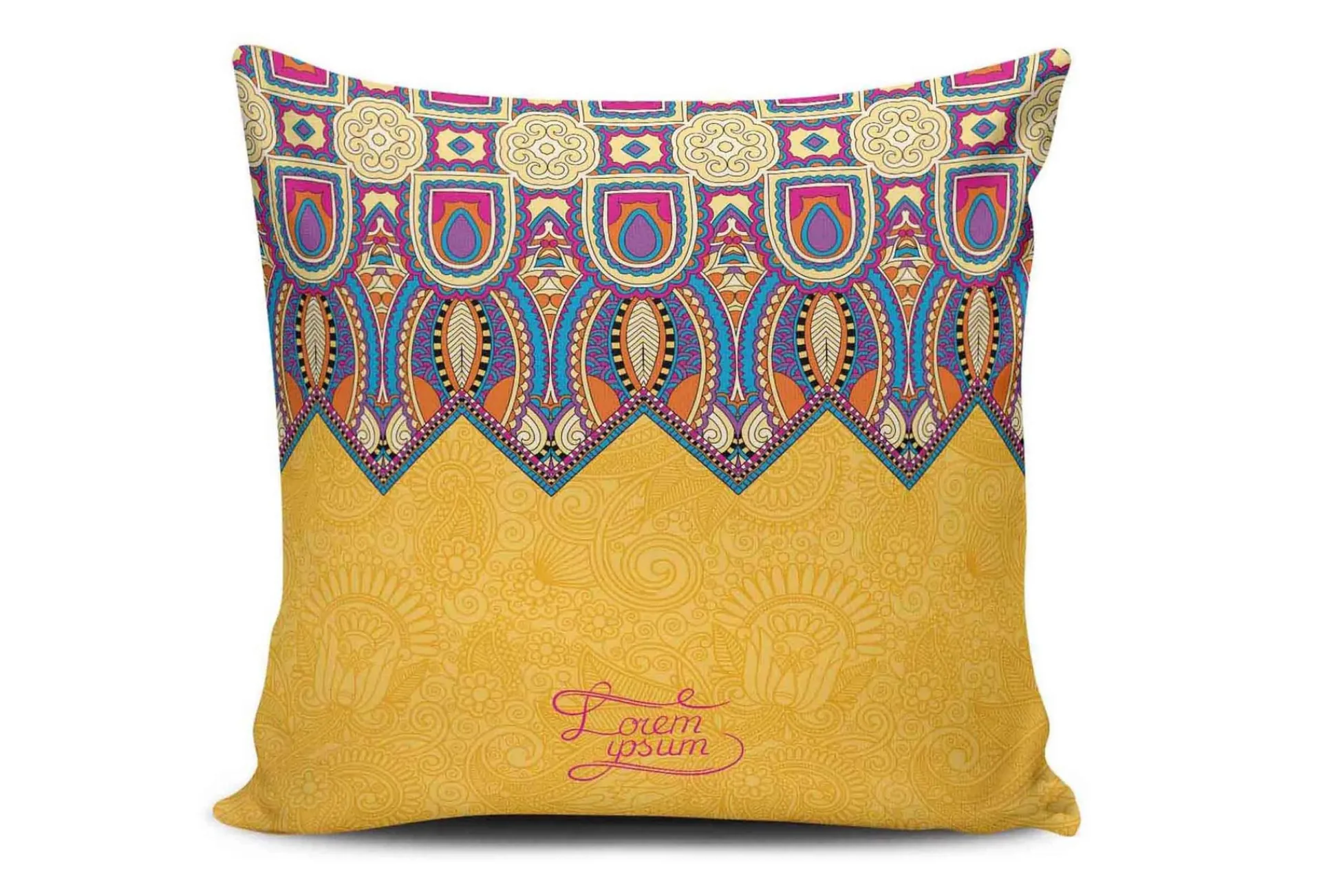 Pynteputer-Cushion Love Putetrekk 45x45 cm Flerfarget