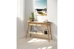 Gangbord|Avlastningsbord-Cytheria Konsollbord 110 cm Beige